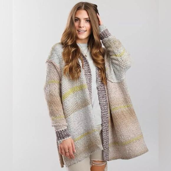 Free People Daydreamer Slouchy Oversized Knit Cozy Cardigan XS - Picture 3 of 9